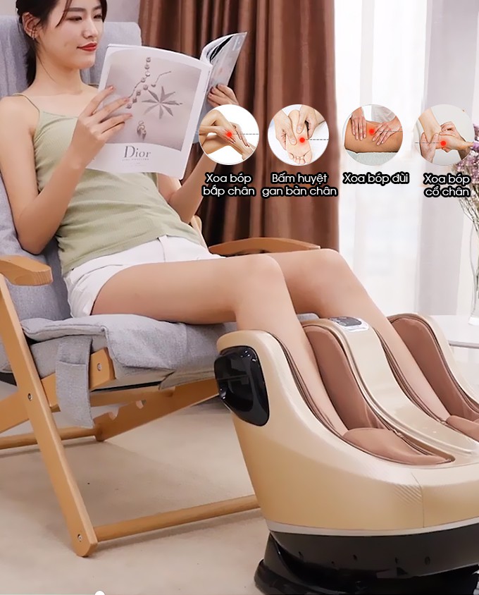 Máy mát xa chân và bắp chân 3D Fuki FK-900